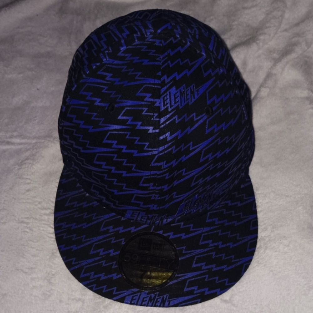 Y2K New Era Element Skateboards Vintage Fitted Hat Skateboard Skateboarding Bam